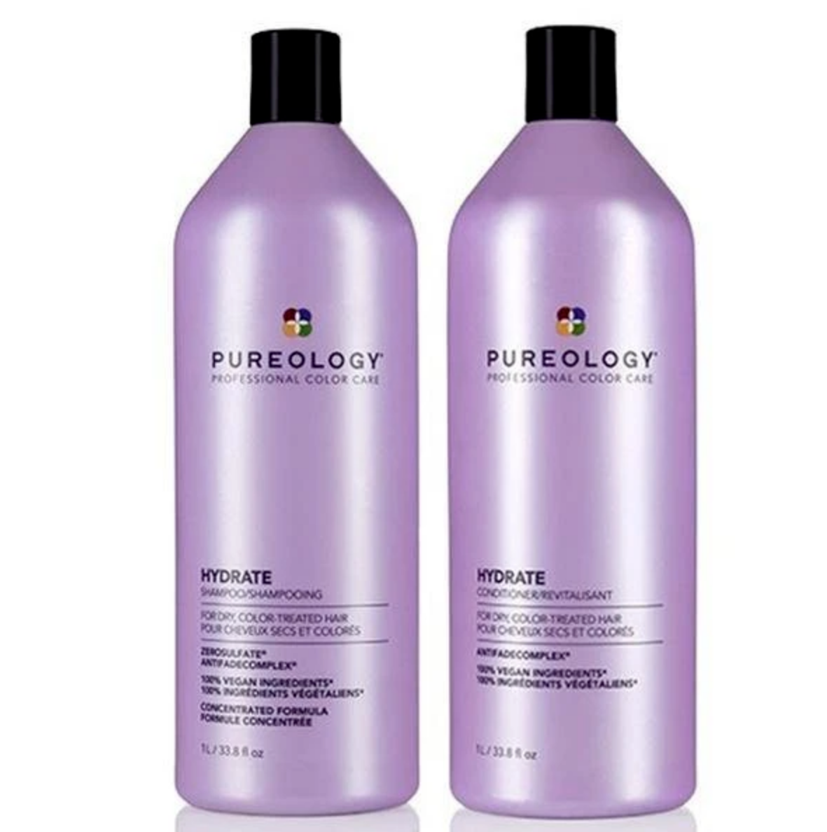 Hydrate Shampoo and Conditioner Liter Duo Set (33.8oz each)